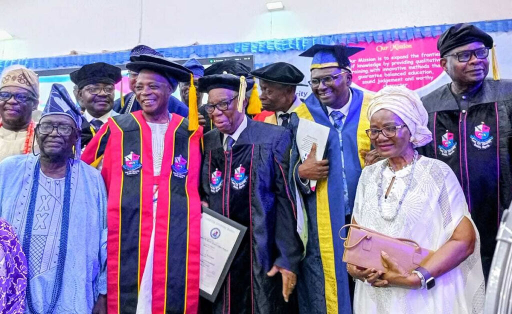Oba Ladoja, Sunmonu, others receive honorary doctorates as Lead City graduates 3,379